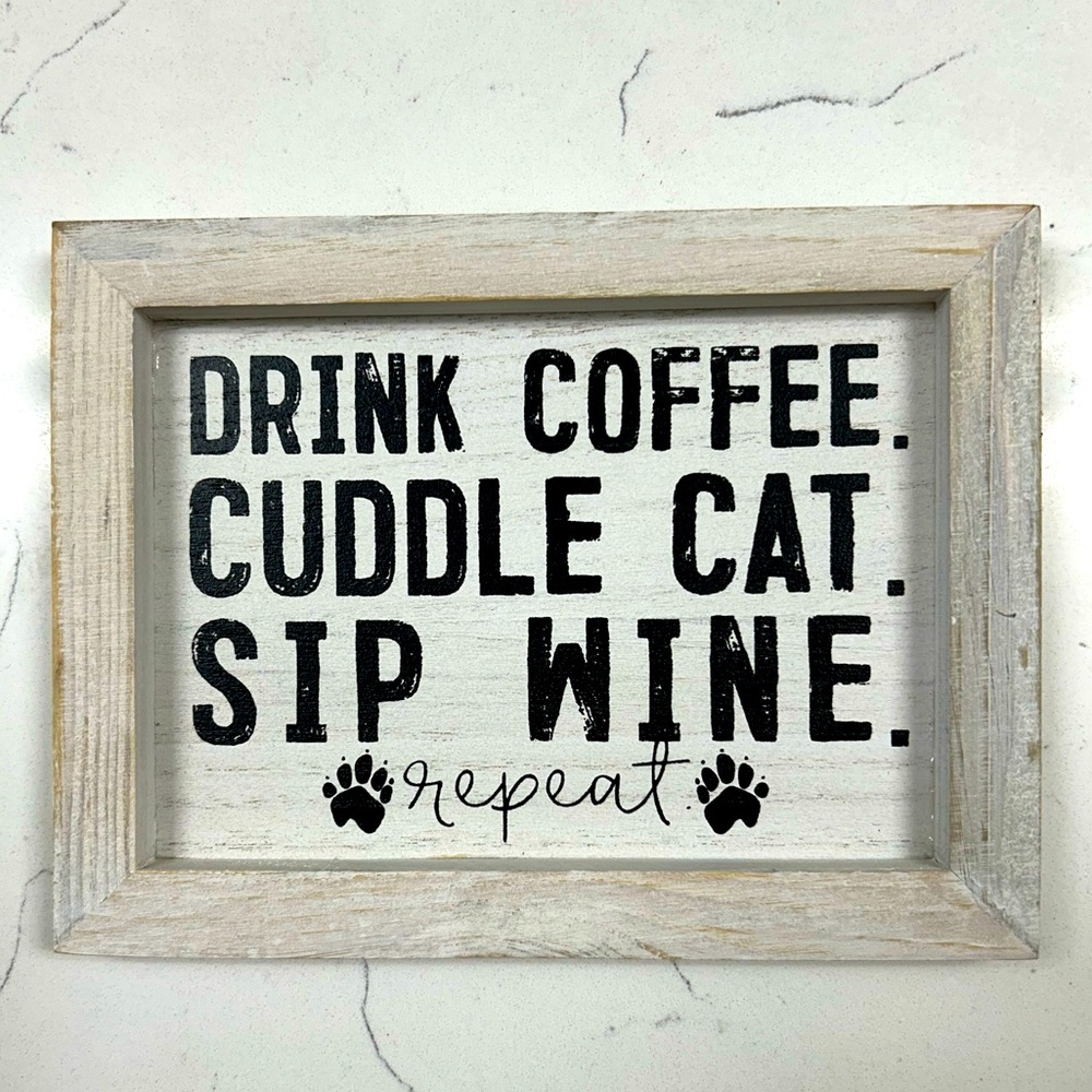 Cat Decor Sign